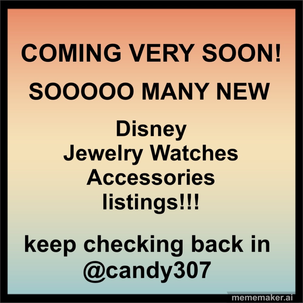 VERY SOON! NEW Disney watches, jewelry, accessories listings!